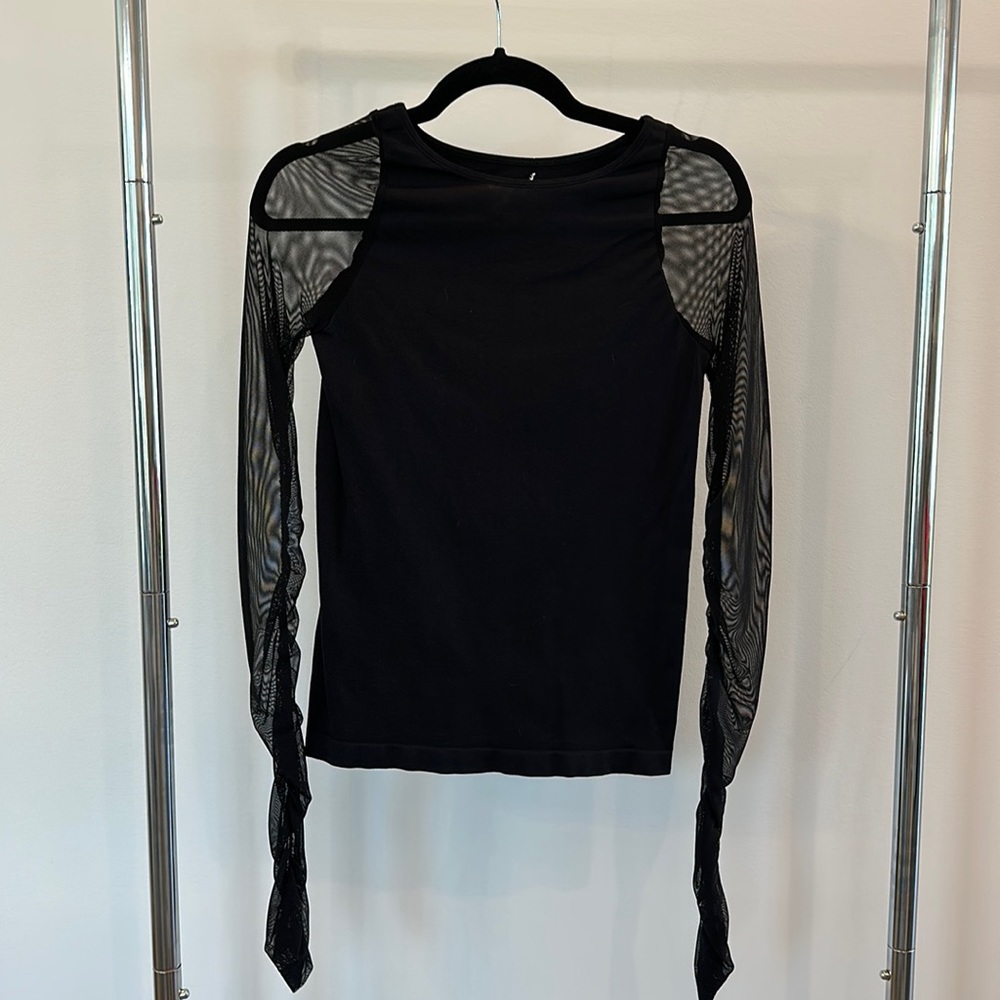 Mesh Sleeves Top by Free People